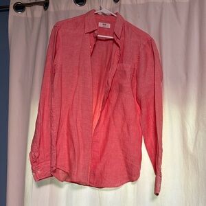 Uniqlo Pink Button-Up